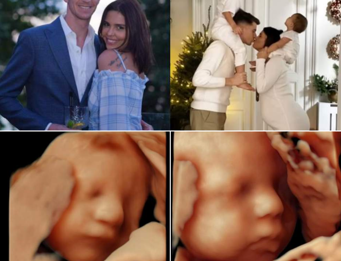 Andreea Popescu, pentru a treia oară mamă, a postat imagini cu bebelușul din burtică!