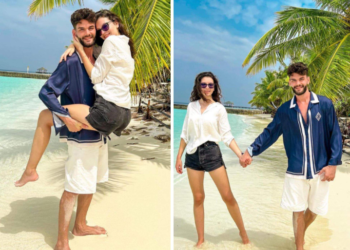 Cleopatra Stratan și Edward Sanda sărbătoresc trei ani de relație, chiar în Maldive!