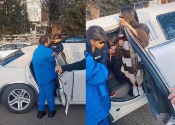 Florin Salam își tratează fetele ca pe niște prințese! Le-a dus cu limuzina la restaurant!