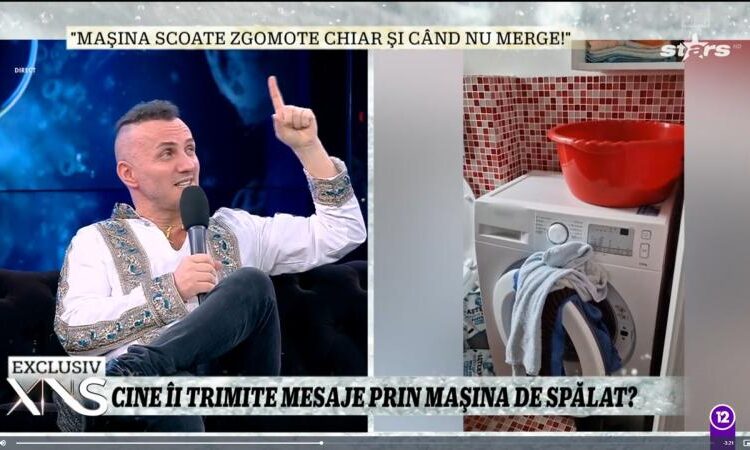 Mihai Trăistariu crede că mașina de spălat vrea să comunice cu el!