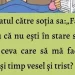 Nevastă-mea mi-a adus micul dejun la pat în această dimineață:– La mulți ani ! mi-a spus aceasta.Nedumerit, am răspuns: