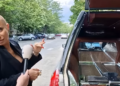 Anamaria Prodan s-a dilit complet după despărțirea de Reghencamf! A venit la petrecere cu dricul!