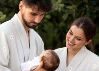 Theo Rose și Anghel Damian și-au botezat fiul în secret: „Am făcut o chestie în familie, la mine la țară, nu am vrut ceva mai mult”