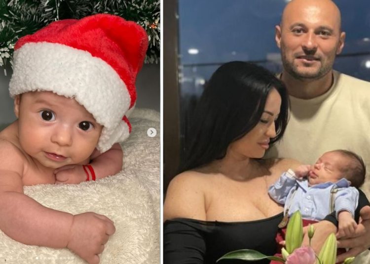 Claudia Shik, imagini emoționante cu fiul său lângă bradul de Crăciun! Cum a fost surprins micuțul de mama lui?
