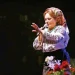 Laura Lavric, amatoare de lupte libere! Și-a plesnit colegul de scenă, chiar în văzul tuturor!