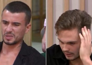 Stelian și Robert, ceartă în direct: ”Ce bărbat ești tu?!”