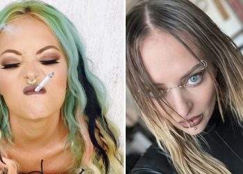 Diva Delia, cea mai frumoasă artistă din România! S-a vopsit verde și și-a pus belciuge acolo unde soarele nu răsare!