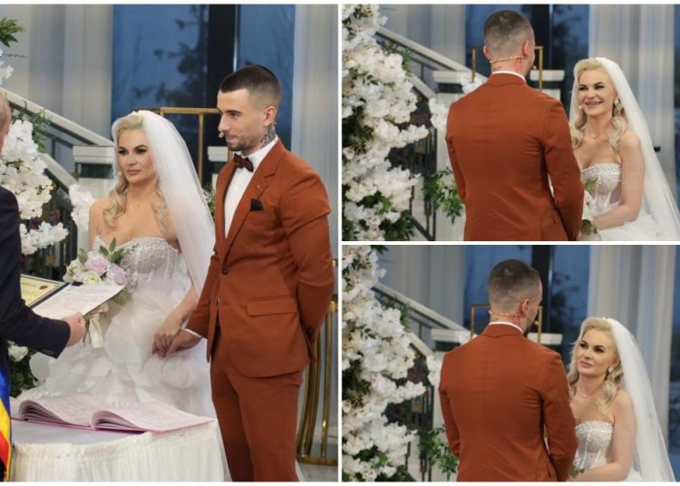 Ionela și Robert au spus DA. Ce jurăminte și-au rostit viitorii părinți înainte de cununie