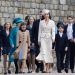 Familia regală britanică, prezentă la slujba de Paște de la Castelul Windsor