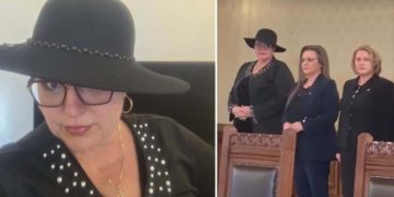 Diana Șoșoacă, apariție neașteptată la Cotroceni. Mesajul transmis prin ținuta complet neagră